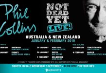 PHIL COLLINS – “IM NOT DEAD YET” MELBOURNE 01/02/19