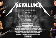METALLICA | M72 WORLD TOUR | 2025 AUSTRALIA AND NEW ZEALAND DATES ANNOUNCED