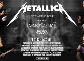 METALLICA | M72 WORLD TOUR | 2025 AUSTRALIA AND NEW ZEALAND DATES ANNOUNCED